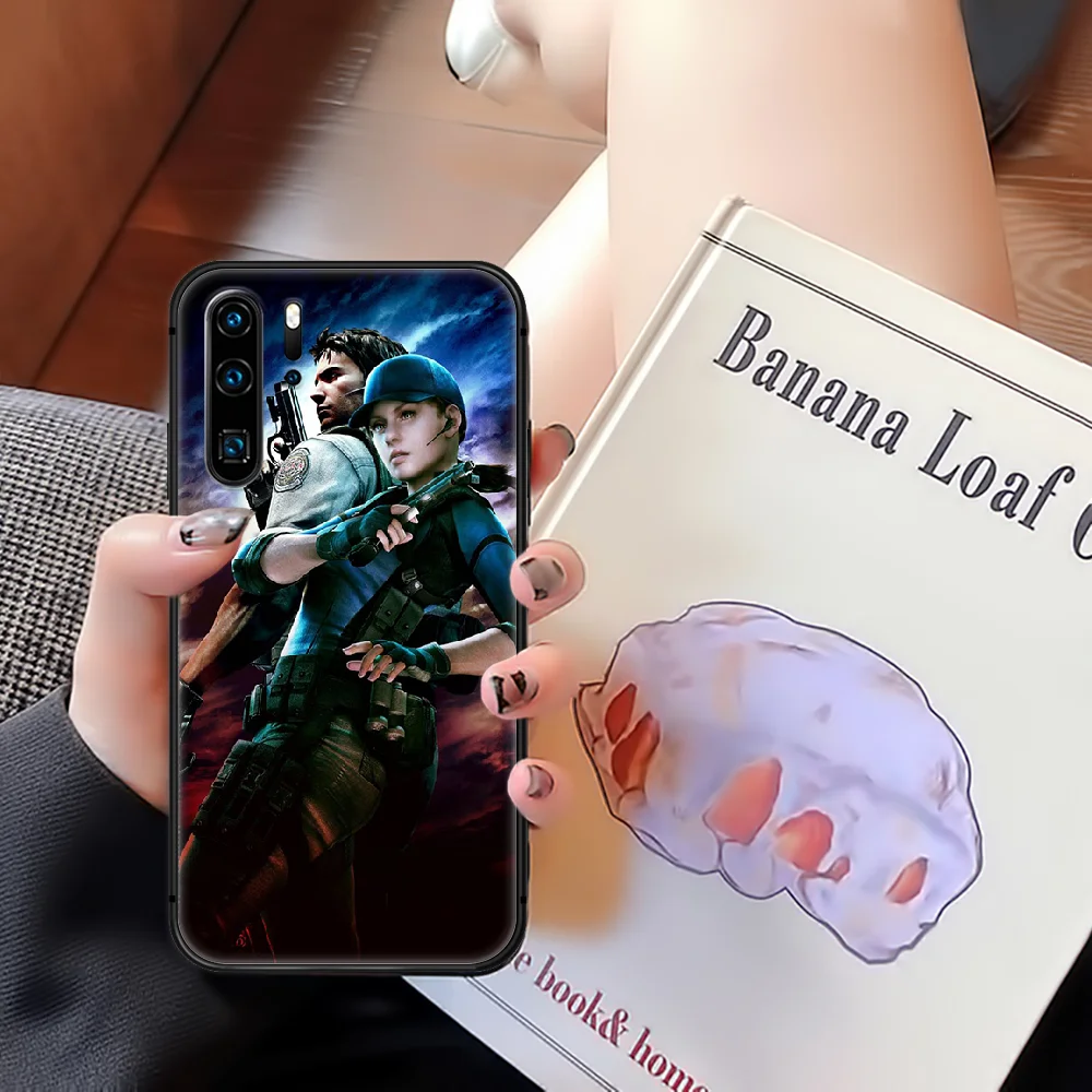 

Hot Game Umbrella Corporation Phone Case For Huawei P Mate 10 20 30 40 Pro Lite Smart 2019 2021 black Bumper Fashion Cell Soft