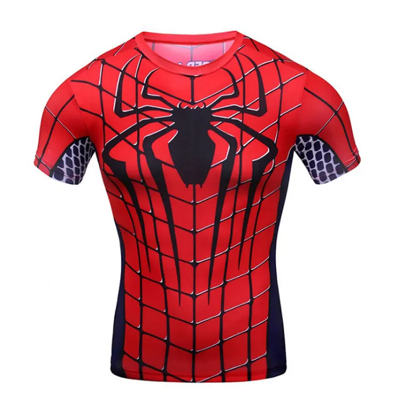 

2020 Men New Tight short sleeve T-Shirt Summer High Quality 3D Printed T-shirts Men Short Sleeve Compression Fitness Clothing