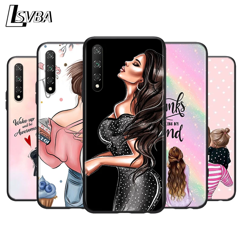 

Cute Baby Mom Girls For Huawei Y9S Y6S Y8S Y8P Y9A Y7A Y7P Y5P Y6P Y7 Y6 Y5 Pro Prime 2019 2018 Phone Case Cover