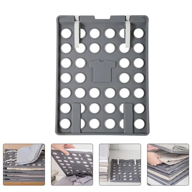 

10pcs Creative Clothes Folders Pretty Shirts Folders Practical Storage Boards