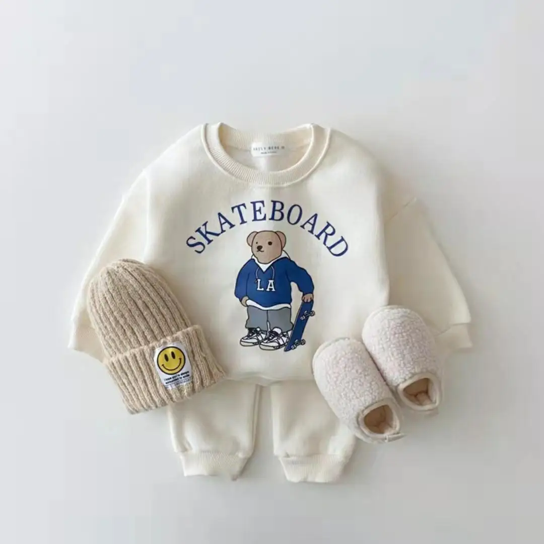 Весенняя новинка детская повседневная одежда костюм для маленьких мальчиков и