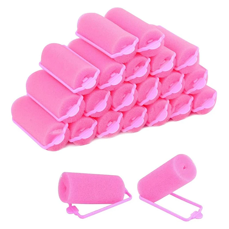12 шт./упак. Пряжка мягкая губка пены Плойка для завивки волос легко Щипцы укладки