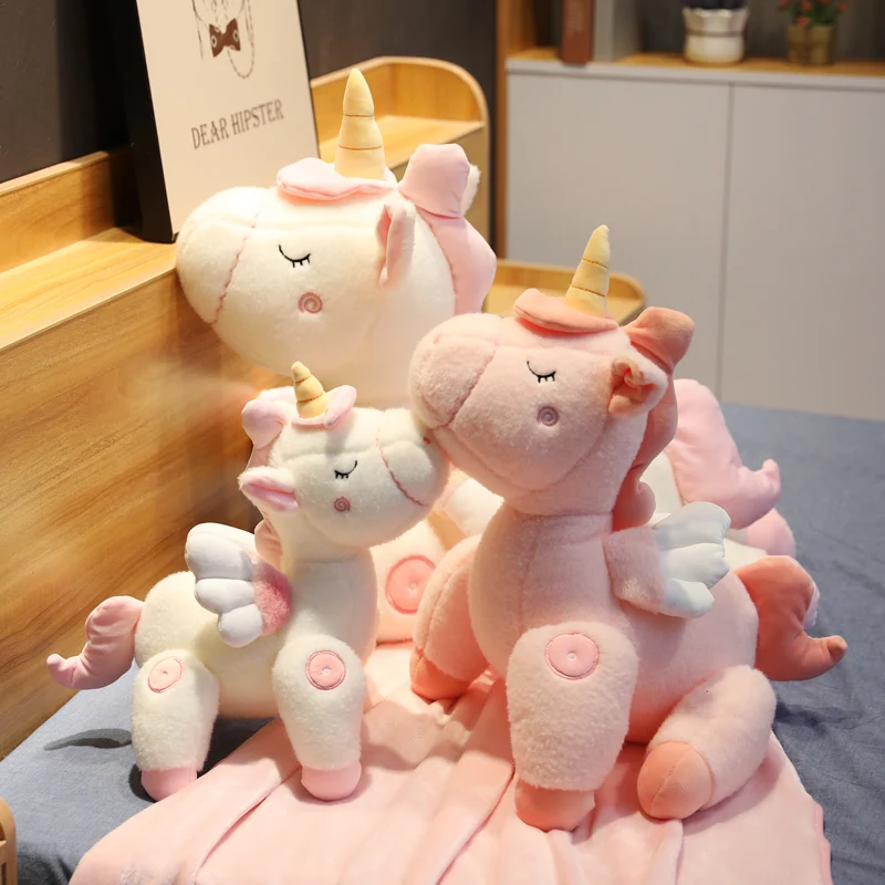 

Unicorn doll plush toy girl heart doll sleeping pillow doll lovely birthday gift girl