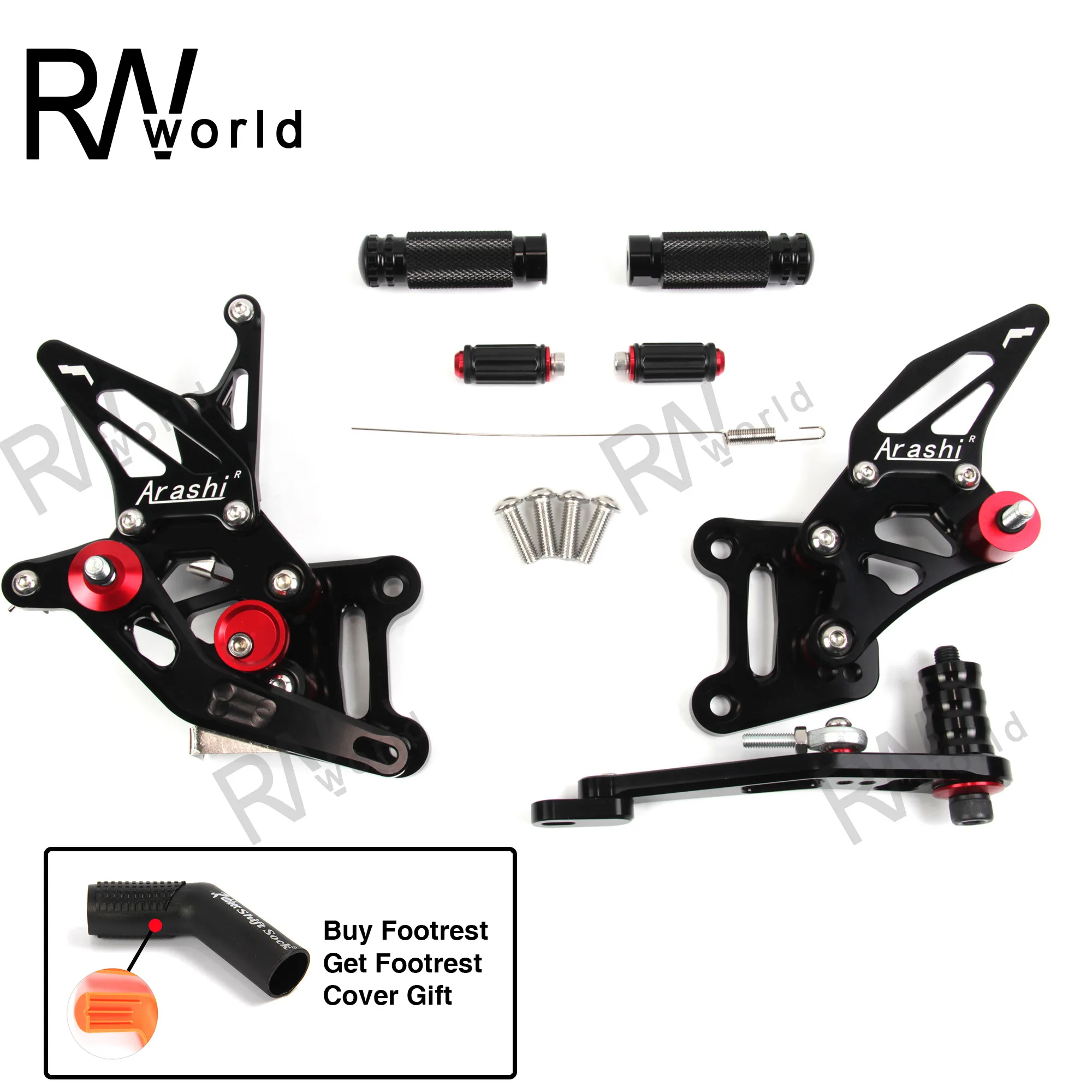 Задняя подставка для ног Rearset SUZUKI GSXR1000 ABS GSXR1000R 2017 2019 мотоциклетные Регулируемые