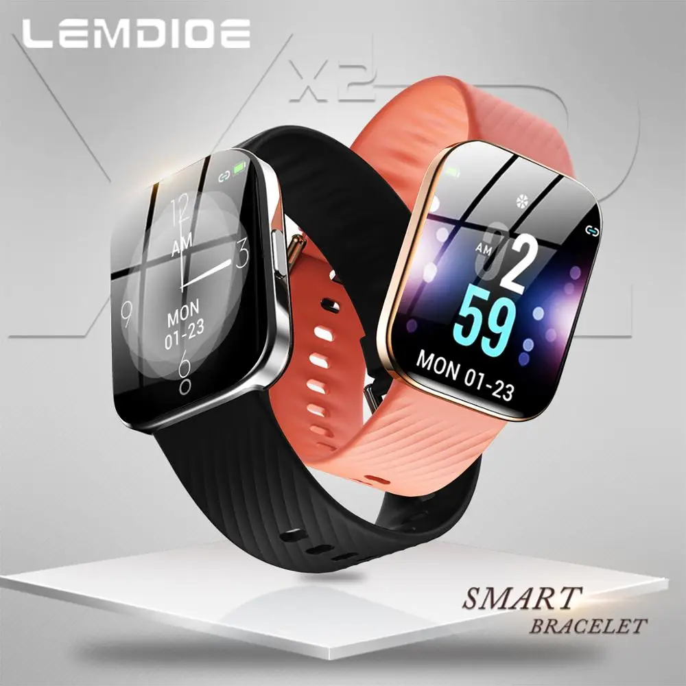 LEMDIOE роскошные женские Смарт часы IP68 Водонепроницаемый динамический монитор