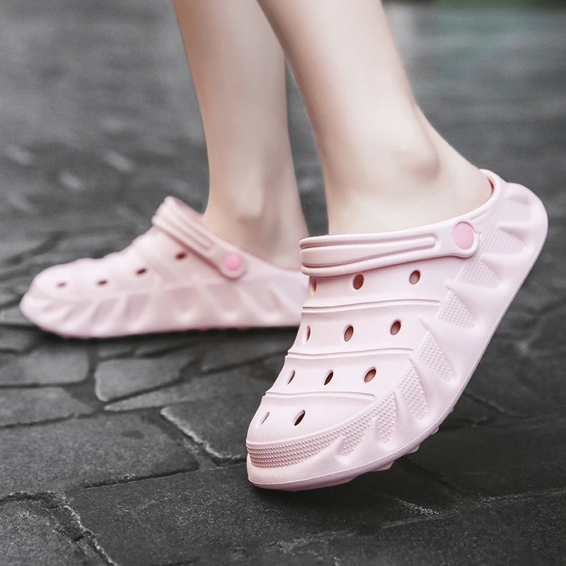 2021 Женские повседневные Сабо дышащие пляжные сандалии тапочки ко Дню Валентина