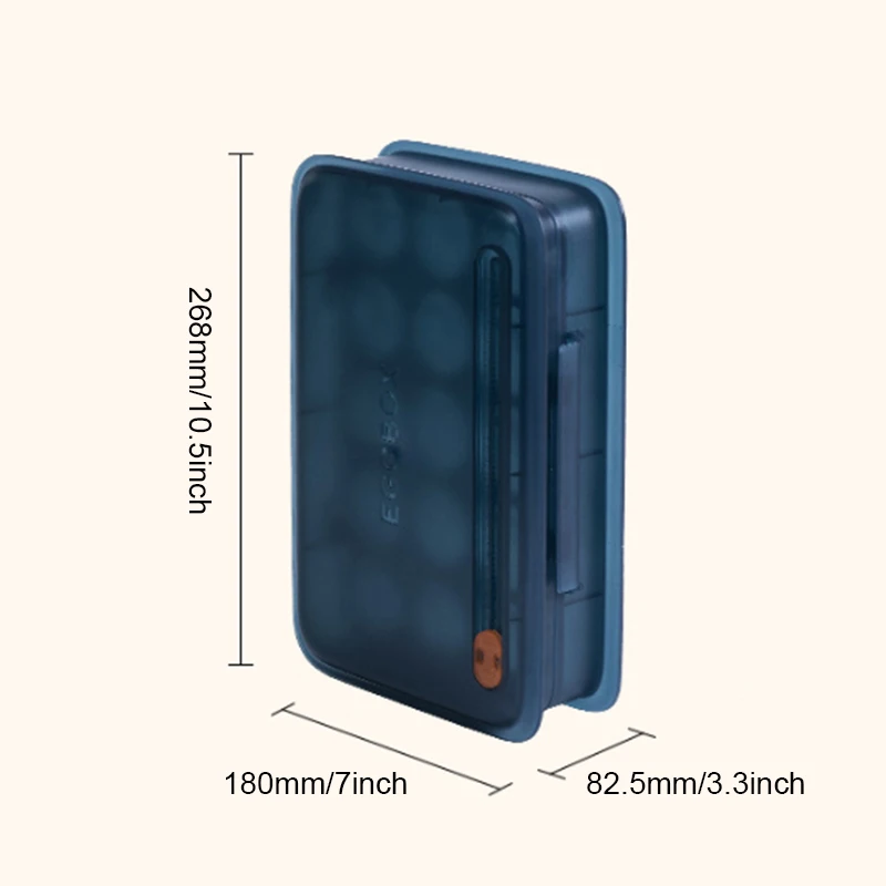 2 упаковки держателей для яиц контейнер холодильника портативный Штабелируемый