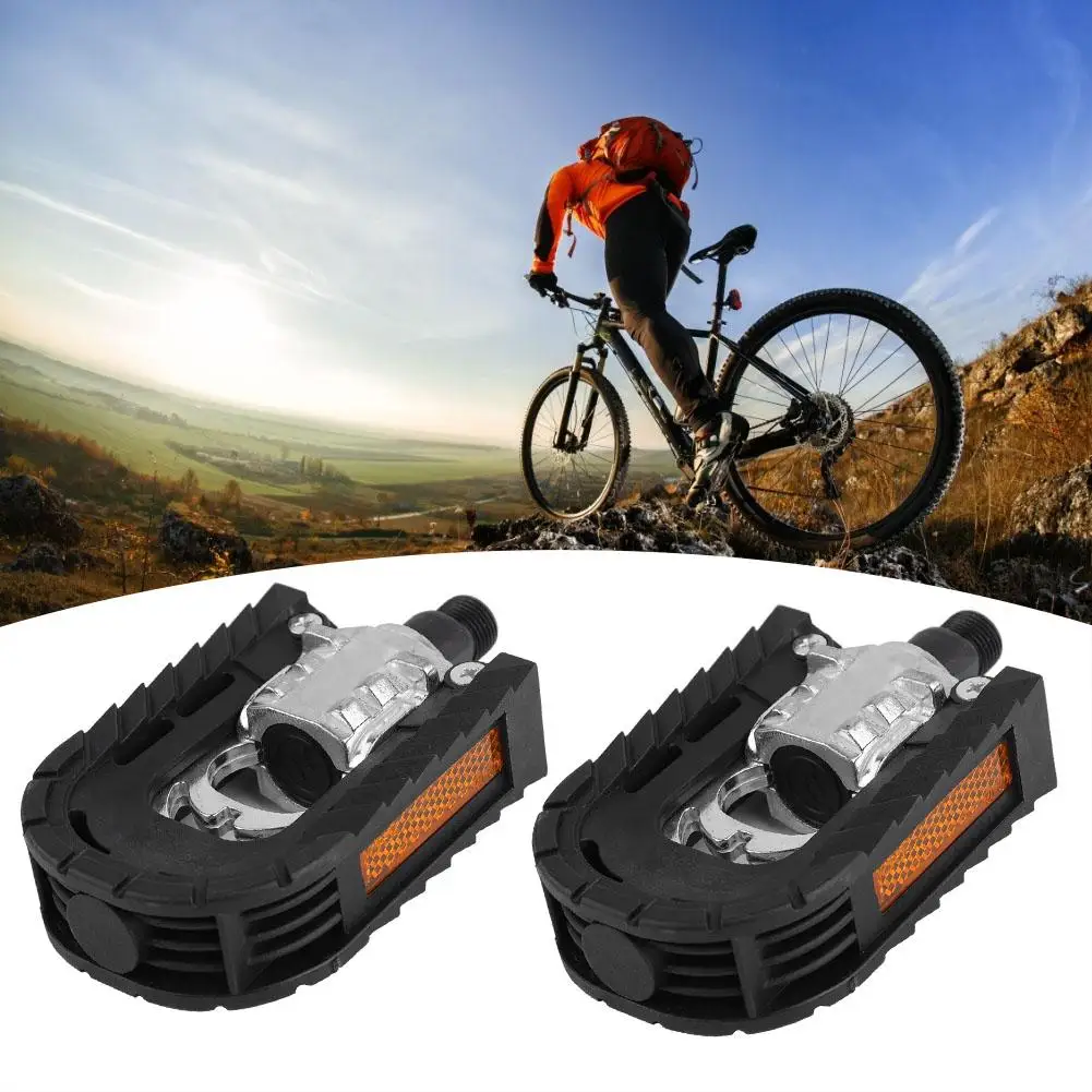 

Bike Accessory Aluminum Alloy Ultralight Mountain Bike Pedal 1 Pair of Plastic Alloy Folding Outdoor Cycling Bicycle Pedals