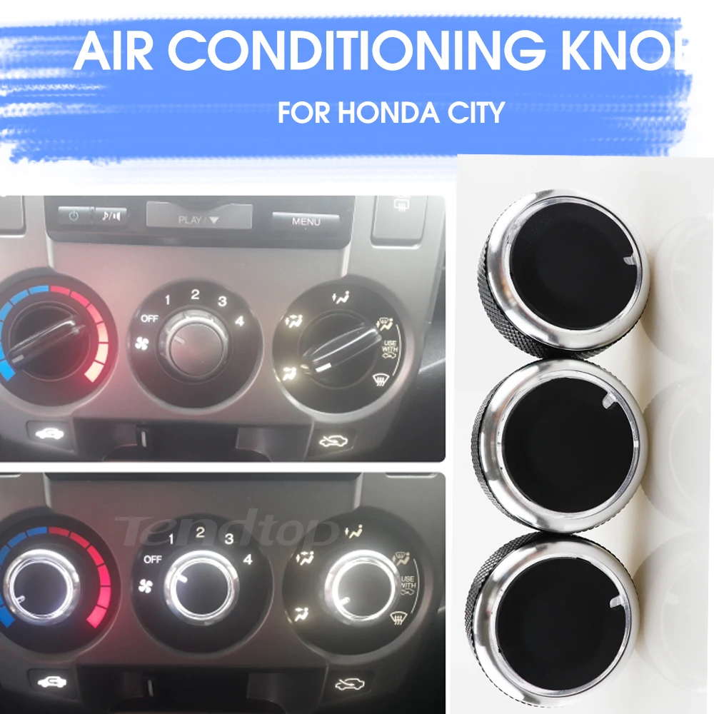 Авто аксессуары 3 шт./лот для Honda CITY FIT AC обогреватель Кондиционер климат панель