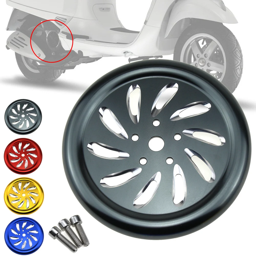 Защитный чехол для двигателя мотоцикла круглая боковая Накладка VESPA GTS Sprint Primavera