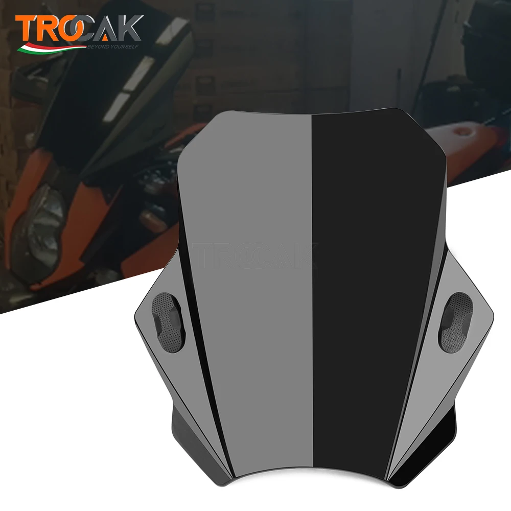 Лобовое стекло для мотоцикла универсальная YAMAHA MT09 MT07 R1 R3 BMW R1200GS F800GS KTM 390 Duke 690 HONDA |