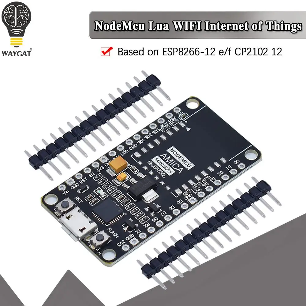 Плата для разработки совместимая с NodeMCU Arduino адаптер Интернета вещей ESP-12F ESP8266 ESP-12