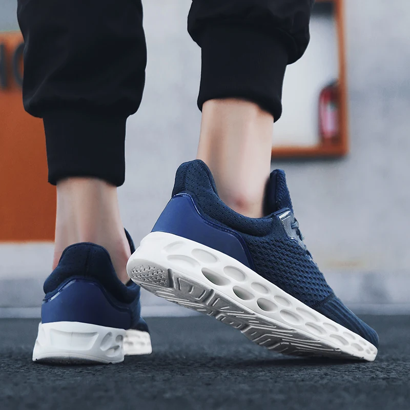 Мужская обувь для бега профессиональная уличная дышащая удобная фитнеса ударная