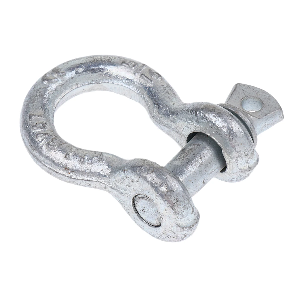 

5/16inch Anchor Shackles Bow Shackles Marine Vehicle Truck Towing 0.75Ton