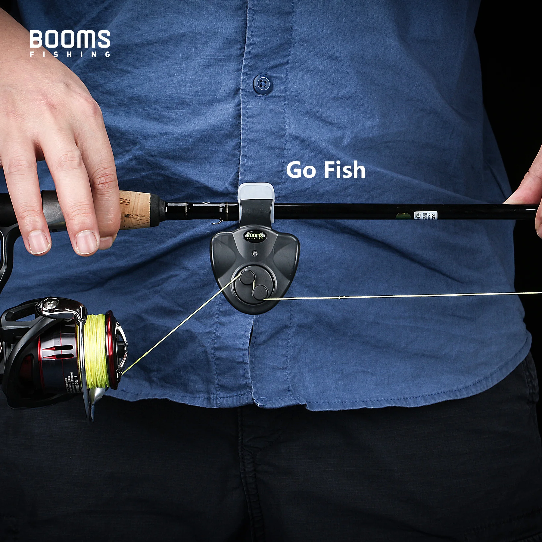 Сигнализатор поклевки Booms Fishing E01 портативный беспроводной Регулируемый
