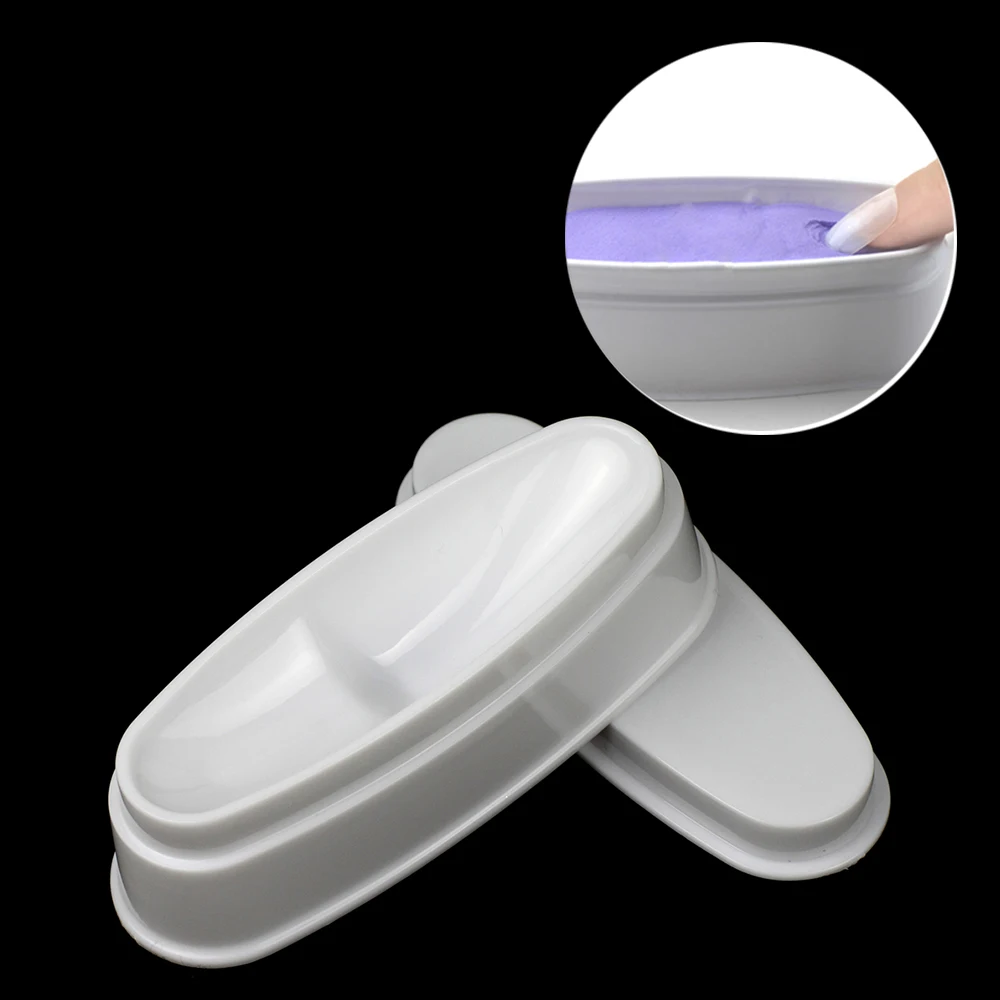 Инструменты для дизайна ногтей лоток порошка маникюрный пресс погружной