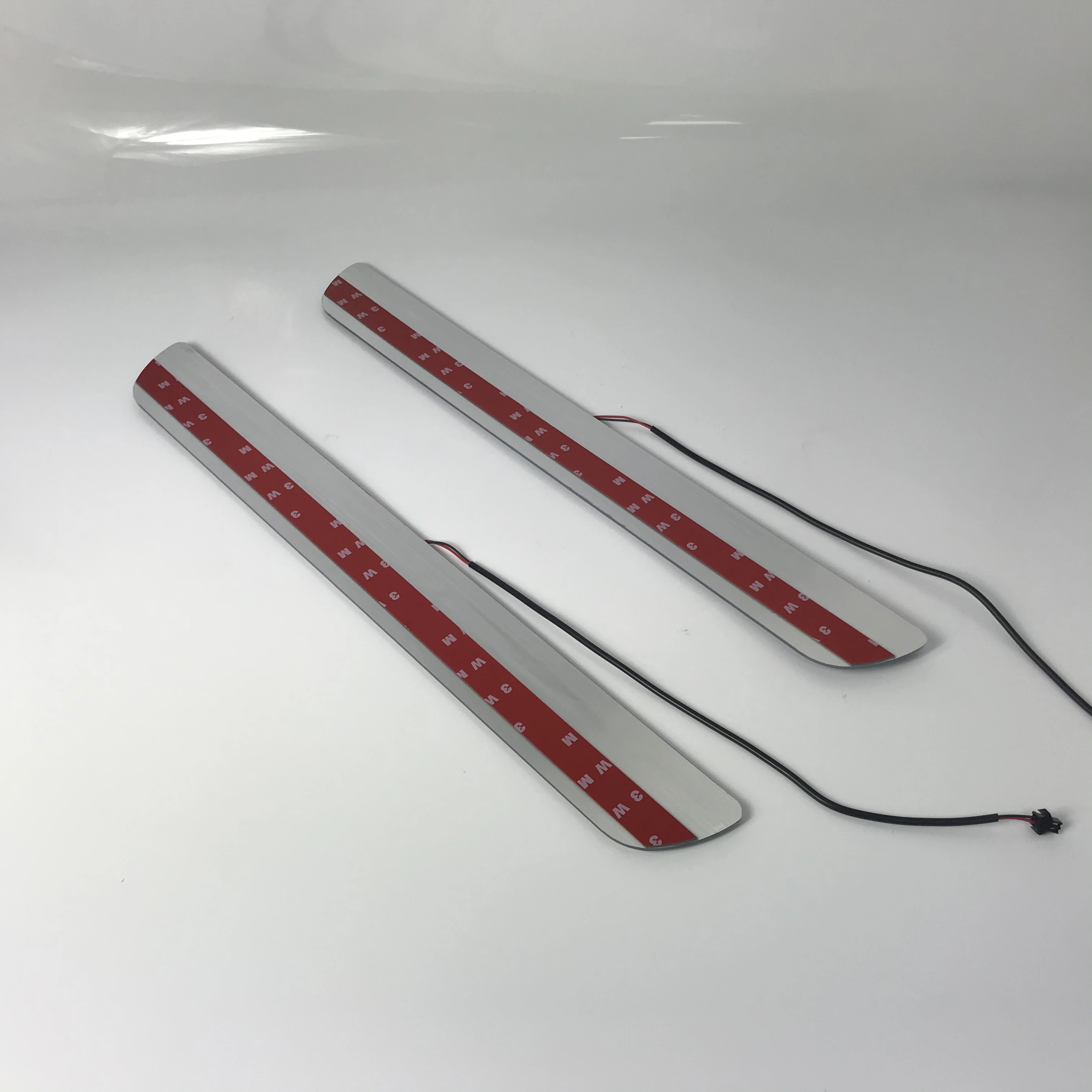 

RQXR led moving door scuff for mazda cx-3 dynamic door sill plate flat lining overlay flowing/fixed light