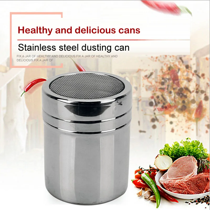 Классический фильтр из нержавеющей стали шейкер для кофе 1 шт. шоколада сахара