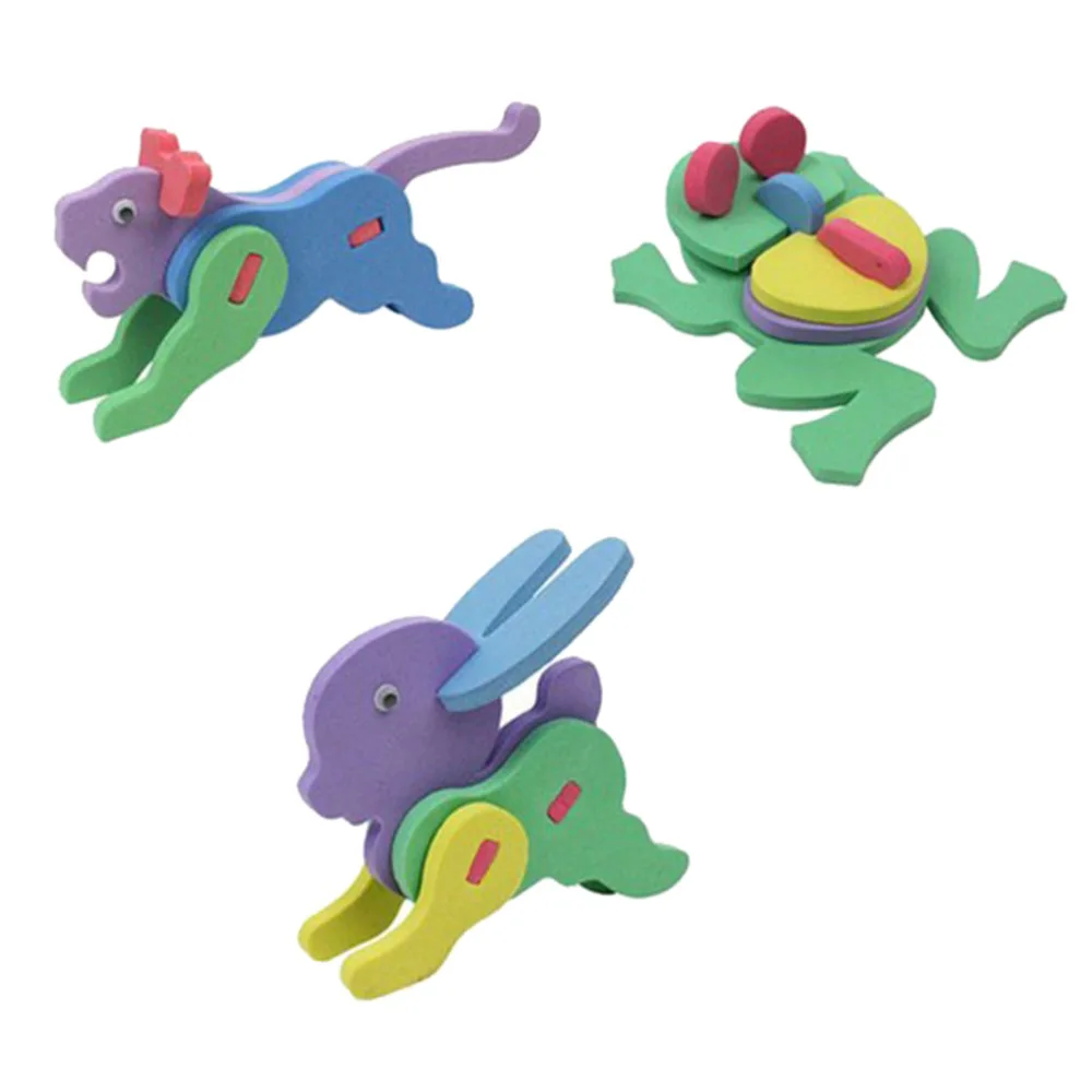 Цветные случайные горячие детские игрушки EVA Foam 3D креативные поделки ручной