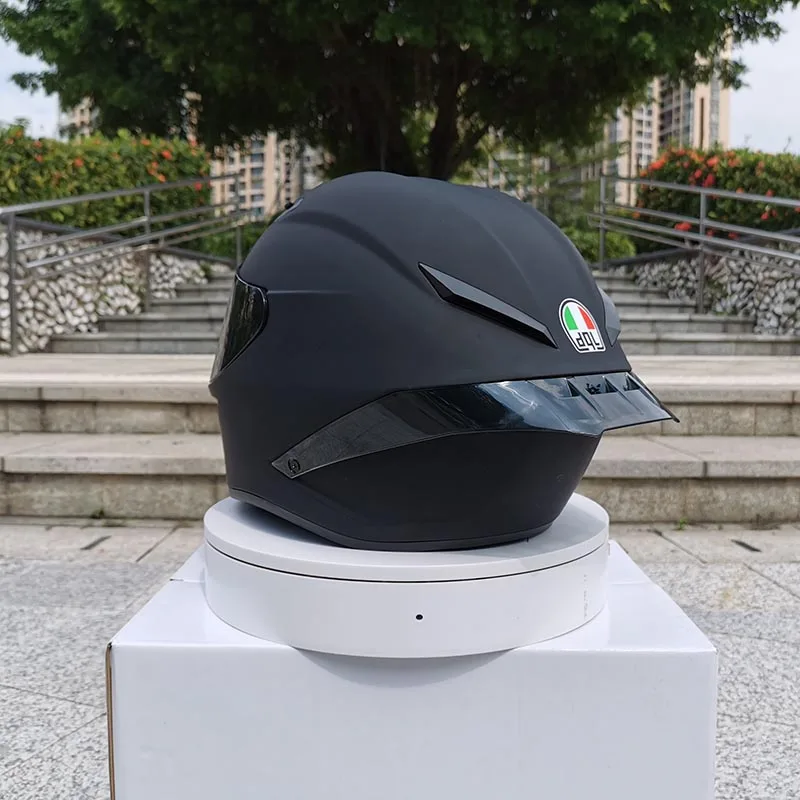 Новое поступление мотоциклетный шлем унисекс Полнолицевой шлем casco зимний сезон Безопасный черный шлем dot утвержден
