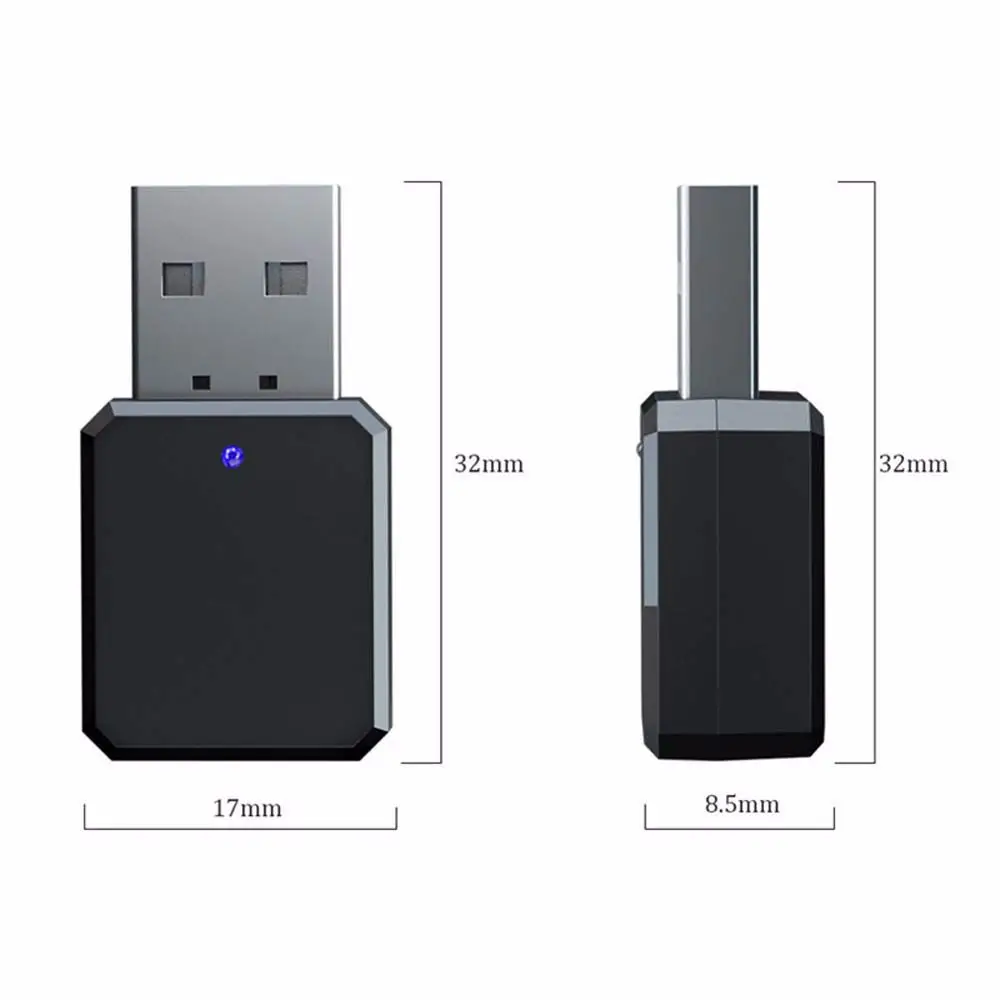 USB Wireless Bluetooth-compatible ​Receiver Adapter Music Speakers 35mm AUX Car Hands-free Call Stereo Audio For TV |