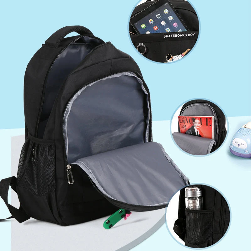 

New Fashion Men's Backpack Oxford Cloth Material Waterproof Wear-resistant Leisure Outdoor Travel Computer Teens Student Bag