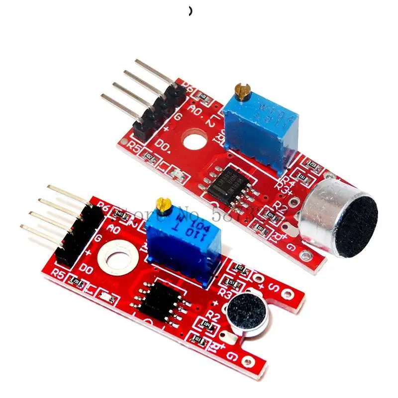 Микрофон голосовой датчик звука модуль обнаружения для Arduino AVR PIC аналоговый