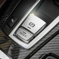 sbtmy car styling parking brake switch p button cover abs chrome for bmw f10 f07 f01 x3 f25 x4 f26 f11 f06 x5 f15 x6 f16