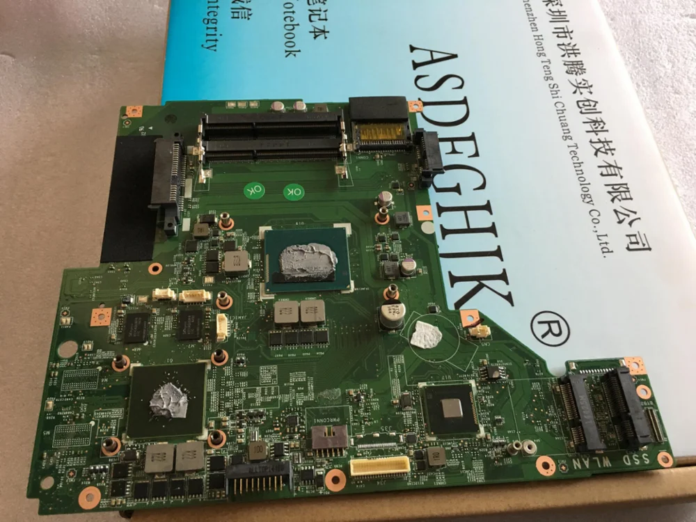 

ms-16GH MS-16GH1 VER: 1.0 FOR MSI GE60 GP60 LAPTOP MOTHERBOARD WITH CPU AND 840M Graphics card All tests OK