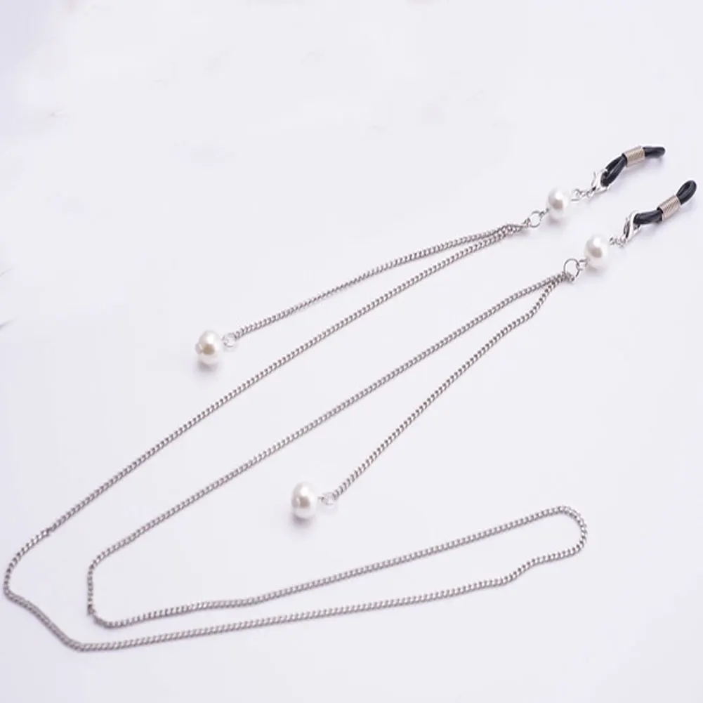 

Fashion Reading Glasses Chain for Women Metal Sunglasses Cords Beaded Eyeglass Lanyard Hold Straps Gold Silver Eyewear