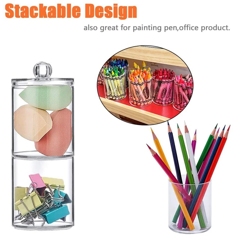 Держатель ватным тампоном держатель чистый макияжный Органайзер аптека банки с