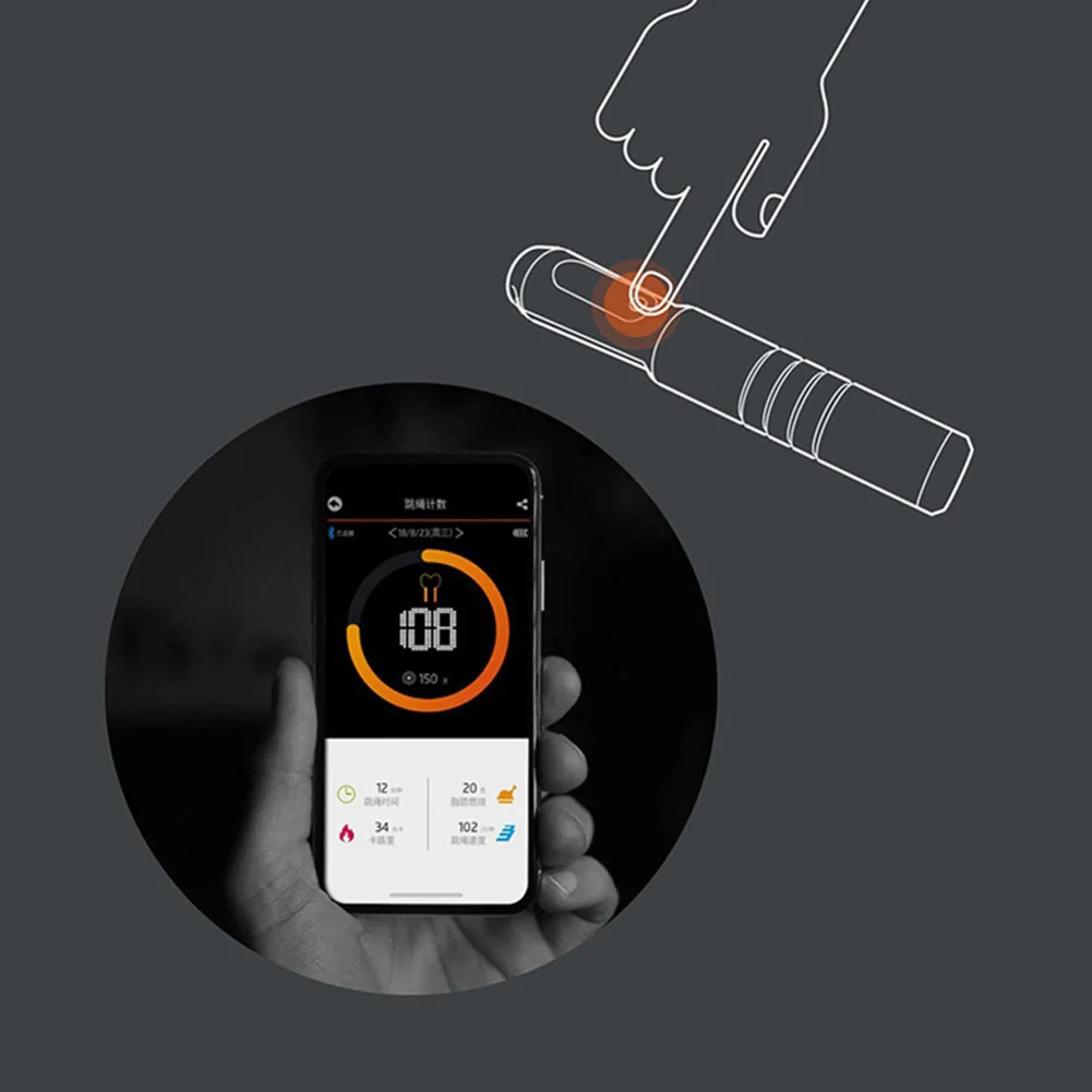Студенческие взрослые Смарт Bluetooth счетные прыжки Скакалка спортивный фитнес-инструмент
