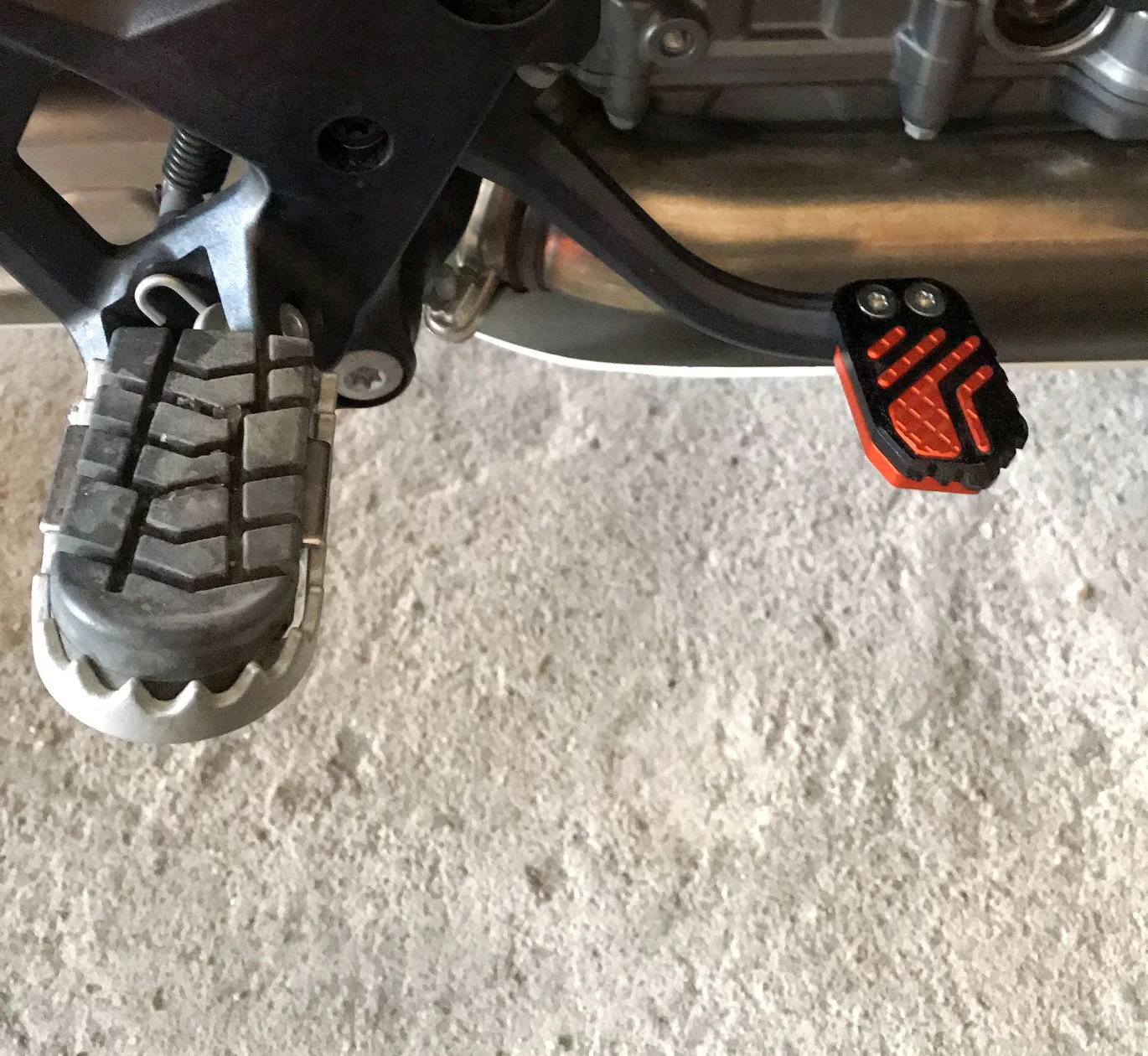 

For 790 ADVENTURE R S 790ADVENTURE R/S 2018 2019-2020 Motorcycle Rear Foot Brake Lever Peg Pad Extension Enlarge Extender Parts