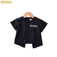vfochi 2021 girls t shirts summer french style tee children clothes kids t shirt toddler tops short sleeve baby girls t shirts