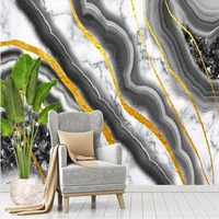 custom 3d wallpaper mural modern light luxury high grade gray microcrystalline marble pattern agate slice background wall