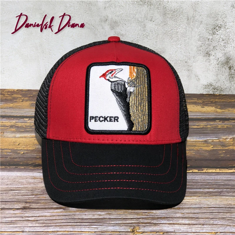 

NEW Eagle Exquisite Embroidered Baseball Cap High Quality Nylon Cotton Trucker Snapback Hat Adjustable Animal farm Baseball cap