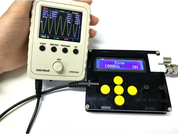 Новый генератор сигналов с функцией DDS синусоидальный треугольный