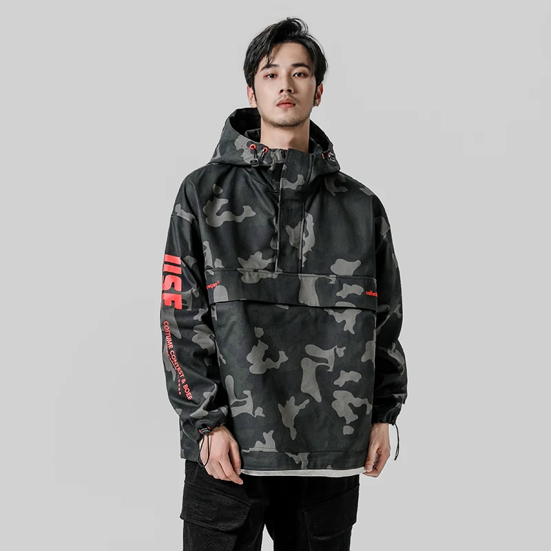 Yasword Мужская толстовка повседневная осенняя свободная с капюшоном длинным