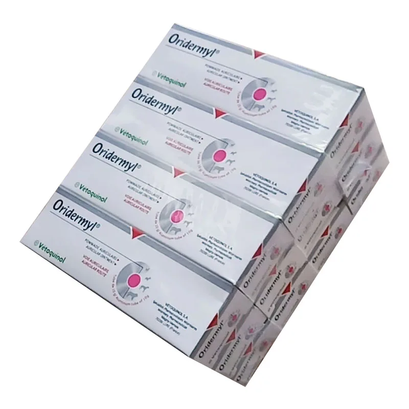 Vetoquinol Oridermyl капли для собак и кошачьих ушей 10 г инфекция ушного канала зуд вонючий
