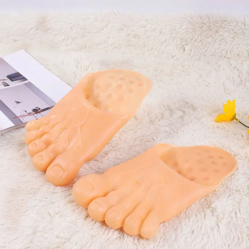 

Creativity man slippers 2021 fashion boys Toe slippers Funny interesting unisex Big size slippers