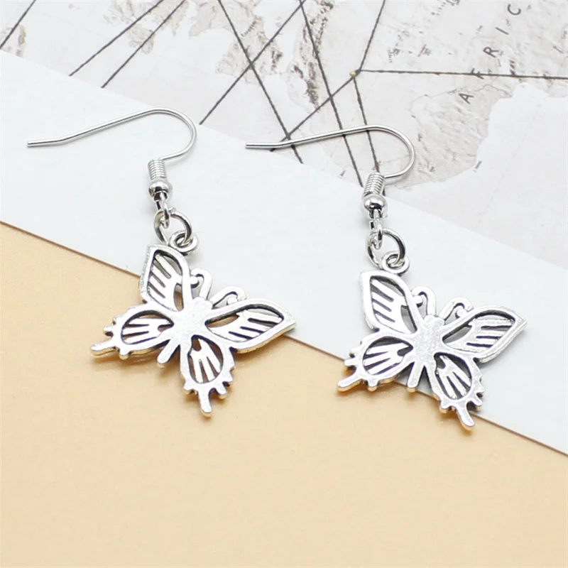 Классические темпераментные женские серьги в стиле ретро, простые серьги-бабочки, Сказочная морская лошадь, модные серьги-гвоздики из сплава для девочек, ювелирные изделия в подарок