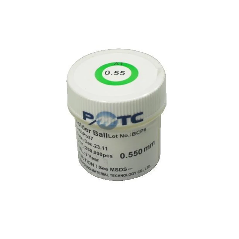 

PMTC Tin solder balls 250k 0.55 mm for bga rework reballing