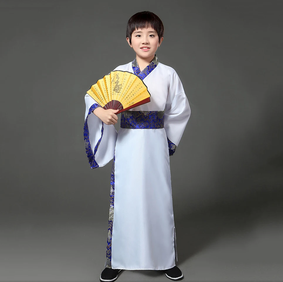 Китайский традиционный костюм для детей ханьфу на Хэллоуин китайское платье