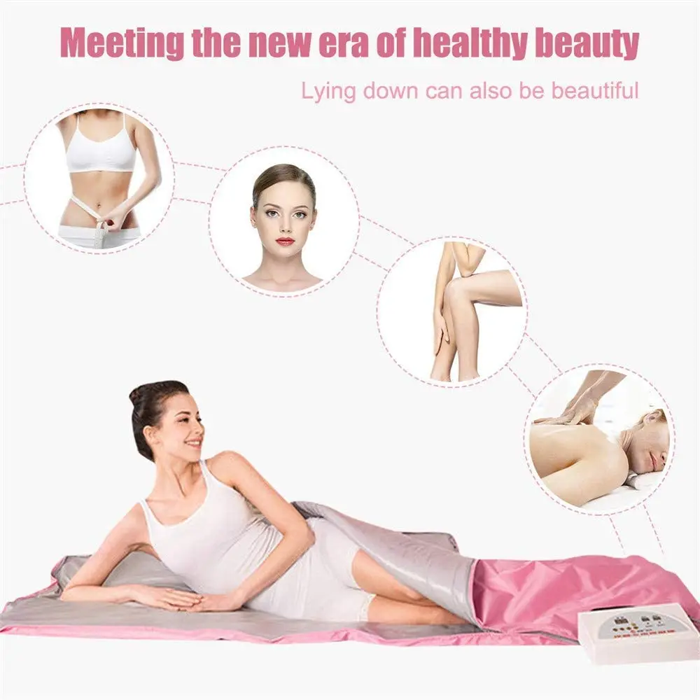 

Home Sauna Blanket Electric Blankets Weight Loss Sauna Detox Therapy Machine Waterproof Throw Blanket Detoxifies Beauty Tool