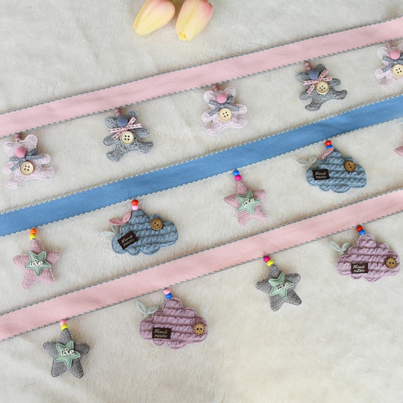 Маленькая рыба оконная пряжа Европейская занавеска кружевная отделка детская