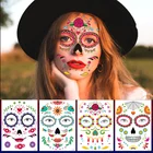 9 шт., водонепроницаемые наклейки для Хэллоуина