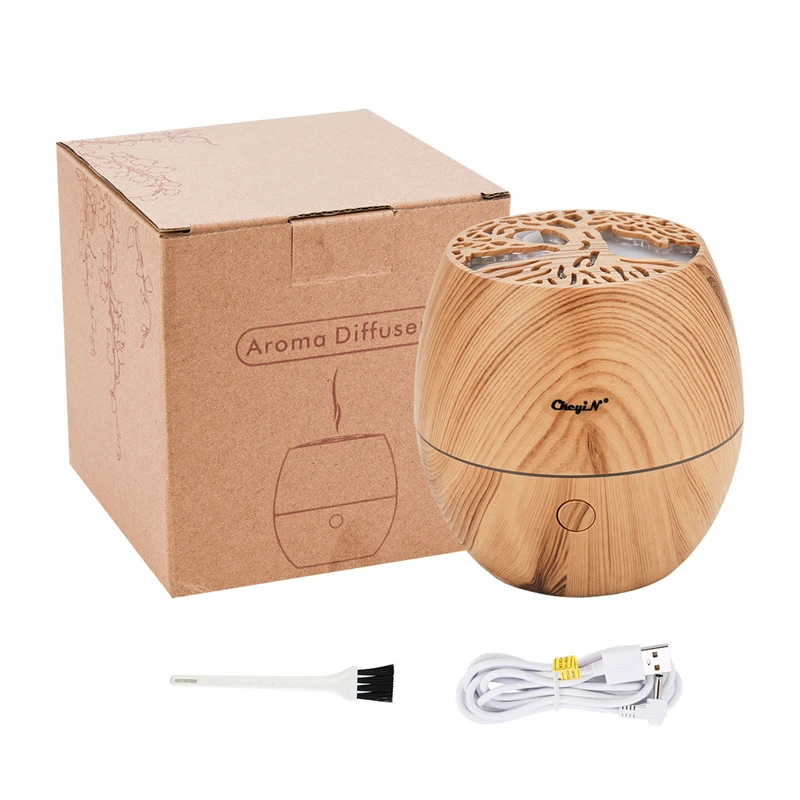 

120ML USB Diffuser Ultrasonic Aromatherapy Essential Oil Diffuser Aroma Mist Maker 7 Color LED Lights Humidifier Home Office