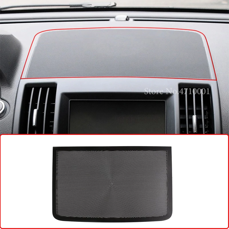 

Aluminum Alloy Car Styling Dashboard Audio Speaker Net Cover Trim Stickers For Land Rover Freelander 2 2013-2015 Auto Accessorie