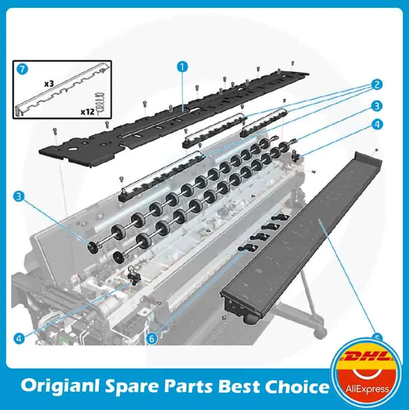 Оригинальный новый товар брикеты для сканирования комплект SV принтера HP DESIGNJET T830