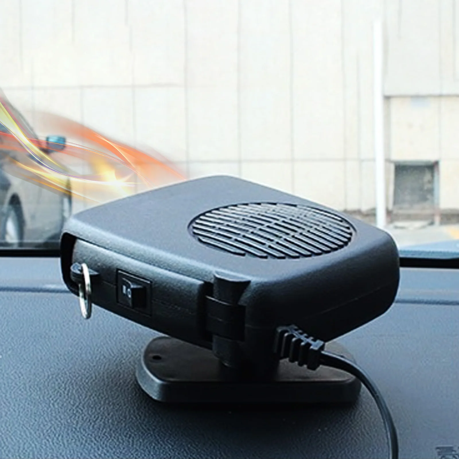 

Автомобильный обогреватель воздуха, 12 В/24 В, 500 Вт, вентилятор с электрическим охлаждением, нагревательный вентилятор, электрическая сушилк...